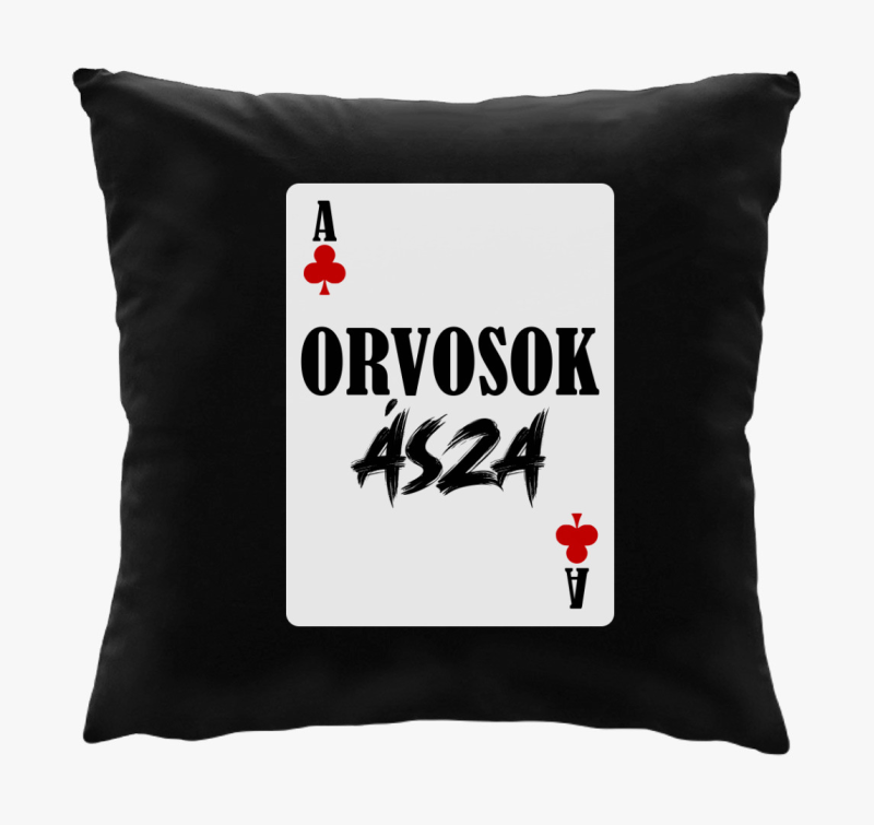 Orvosok ásza kártyás párna