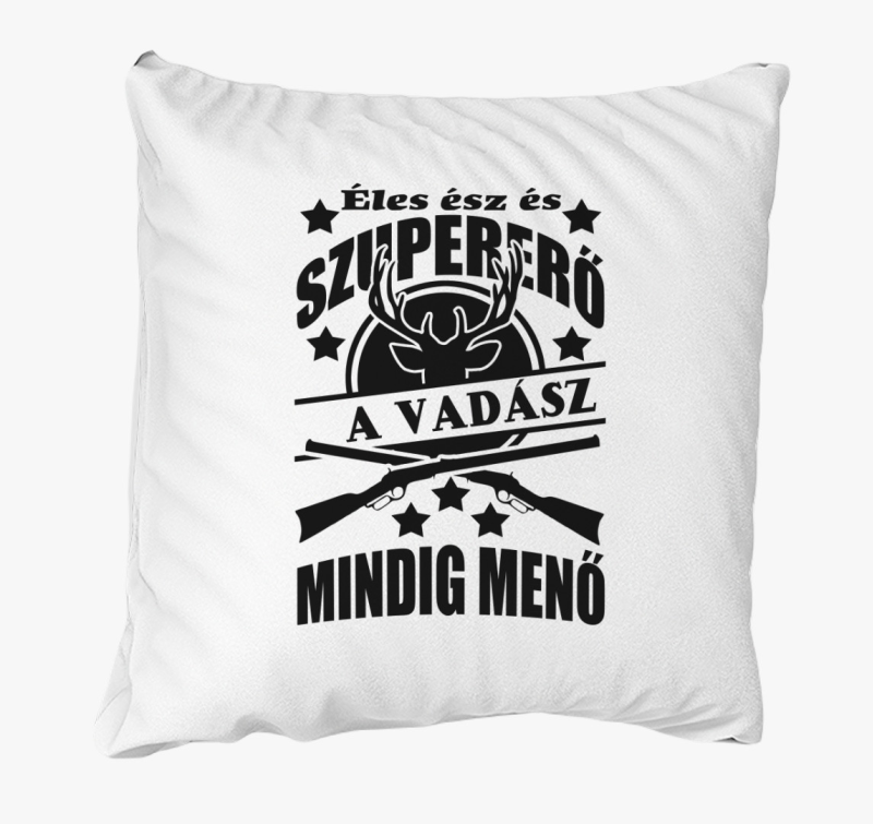Éles ész és szuper erő vadász párna
