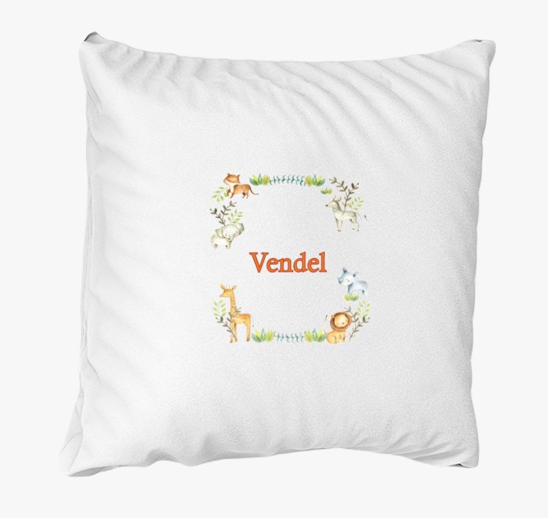 Állatos párna - egyedi névvel
