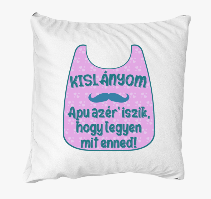 Kislányom született - tejfakasztós párna