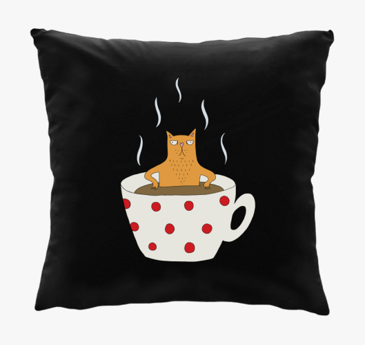 Mokkás vörös macska - párna...