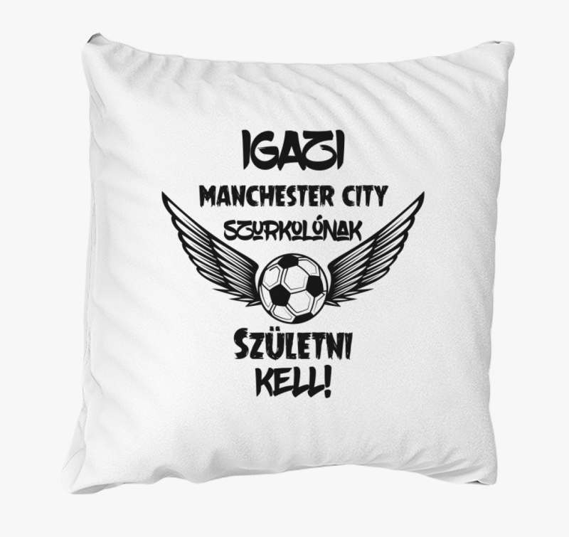 Manchester City szurkoló párna