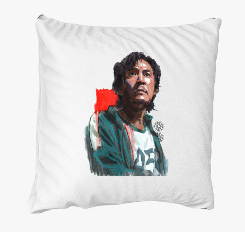 Squid Game - Seong Gi-hun art párna