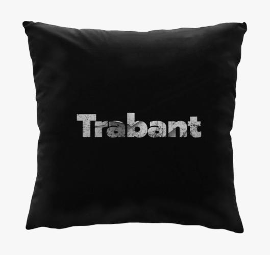 Trabant feliratos párna