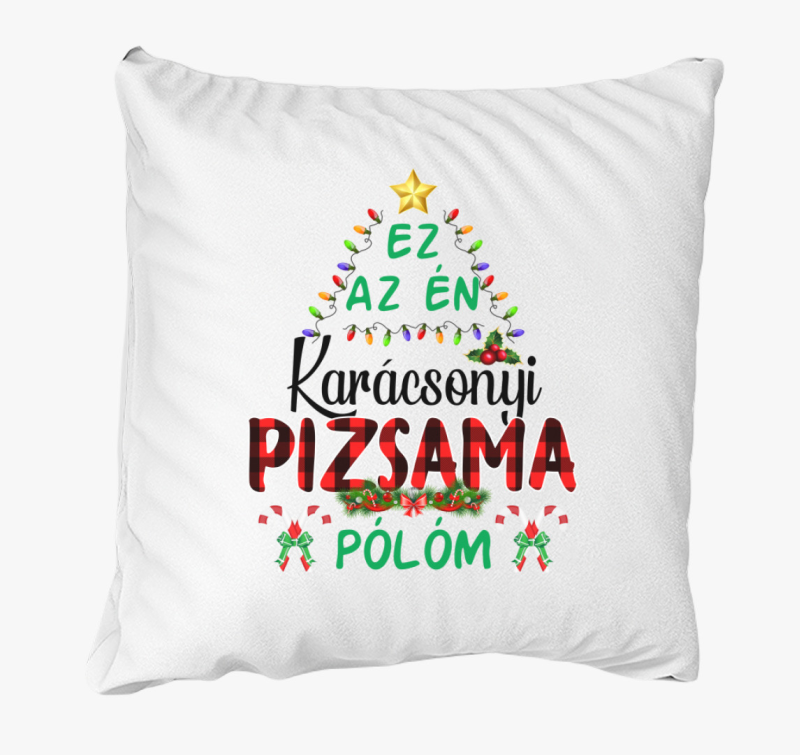 Karácsonyi pizsi párna