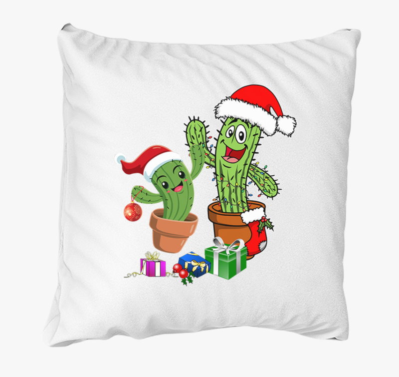 Kaktusz karácsony párna