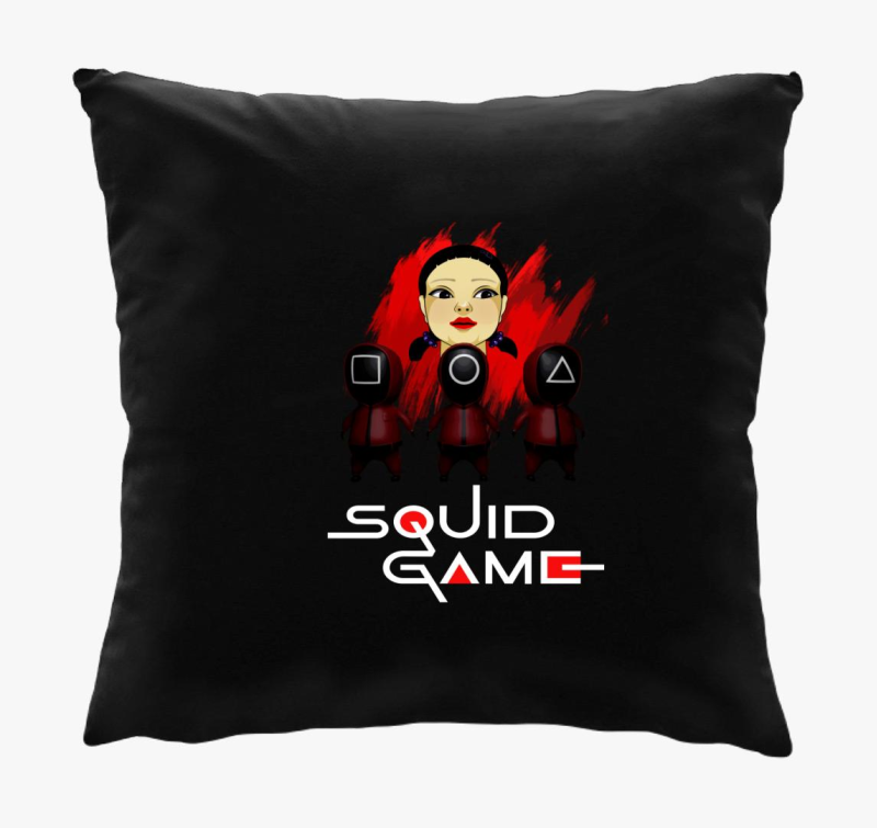 Squid Game poster style párna