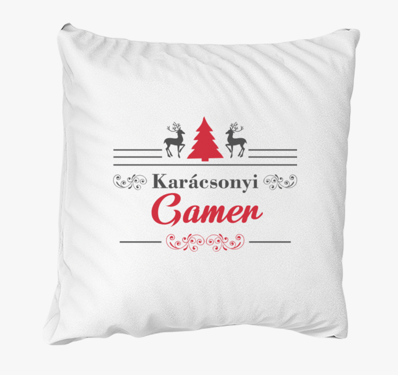 Karácsonyi gamer párna