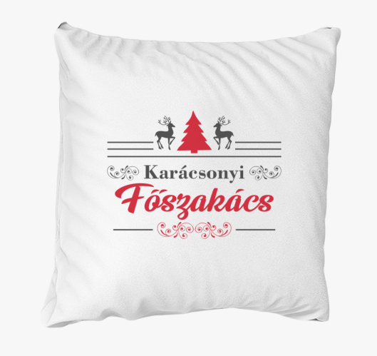 Karácsonyi főszakács párna