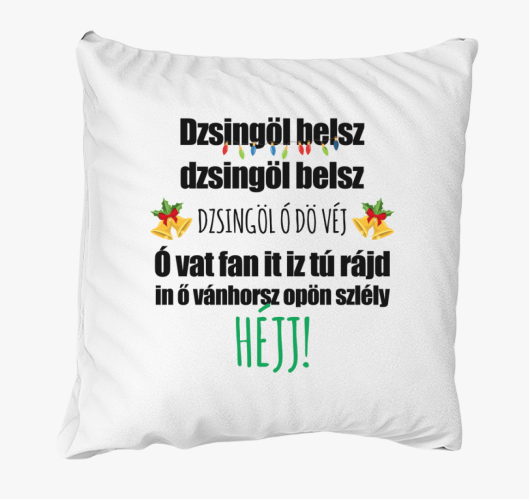Dzsingöl belsz párna