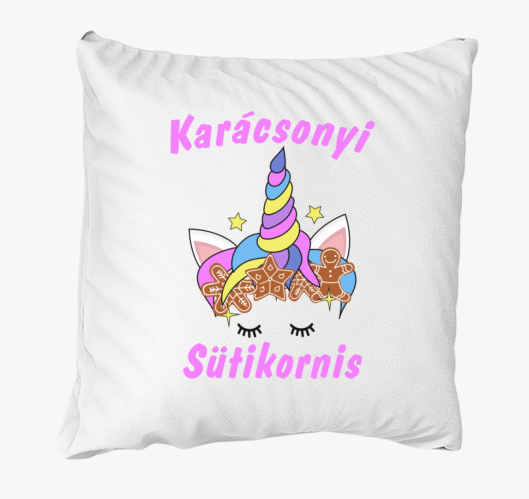 Karácsonyi sütikornis párna