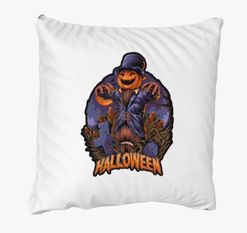 Tökfejes madárijesztő párna