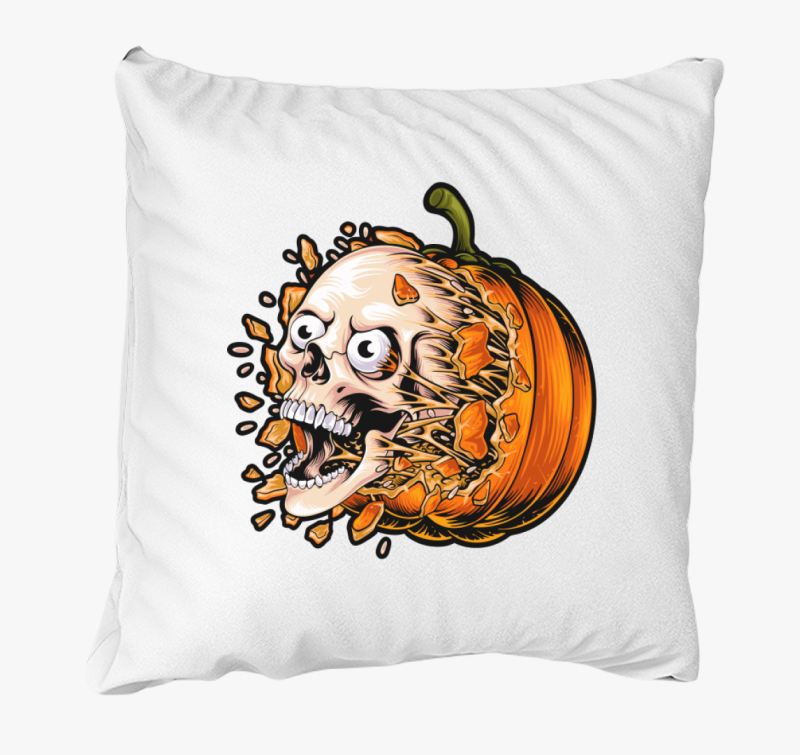 Ijesztő tökös Halloween párna