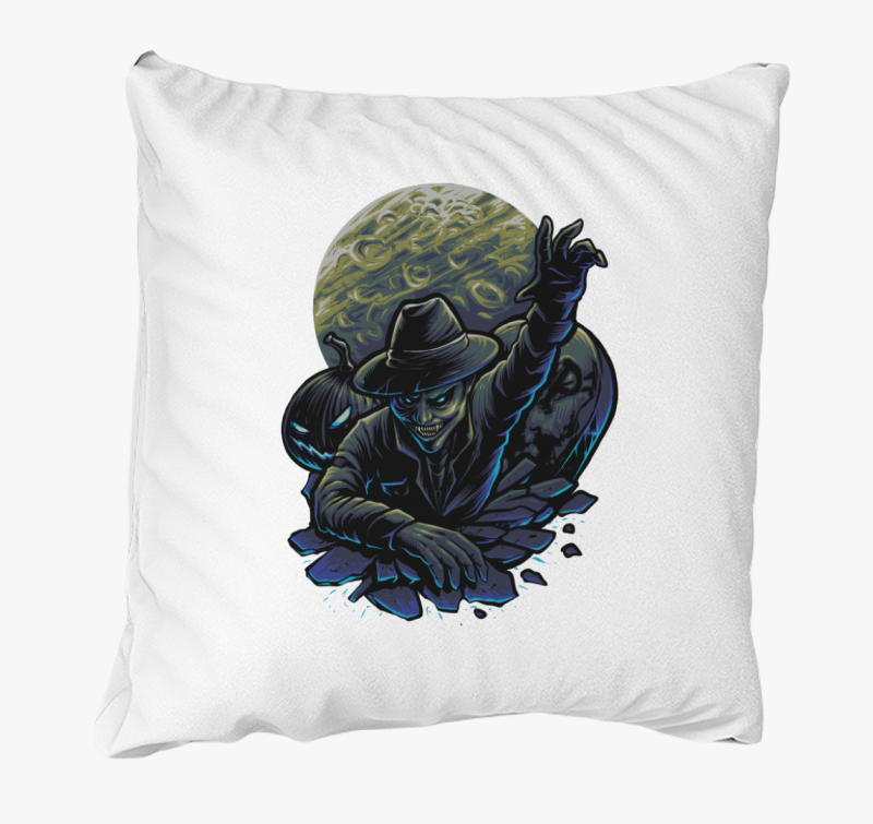 Temetői rém Halloween-i párna