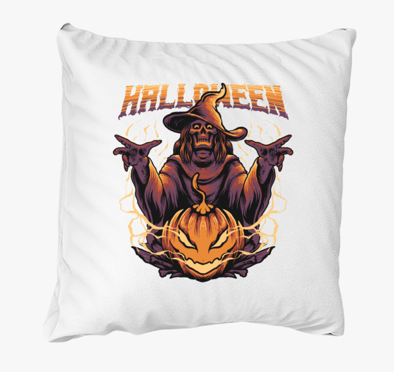 Boszonykány csontváz párna