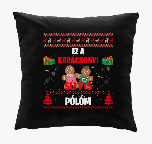 Ez a karácsonyi sütis párnam p...