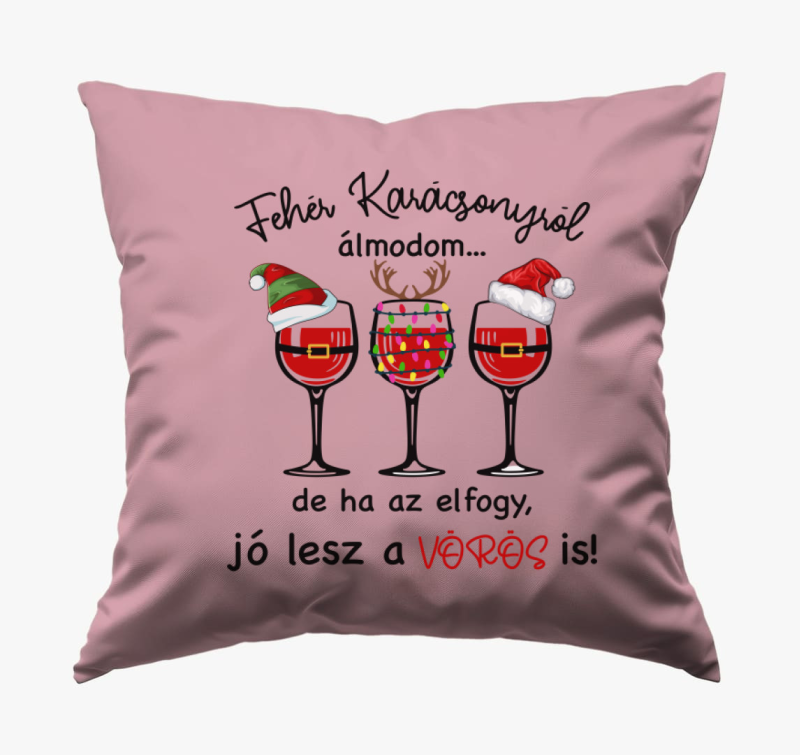 Fehér karácsonyról álmodom párna