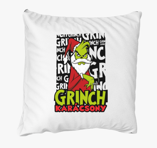 Grincs karácsony párna