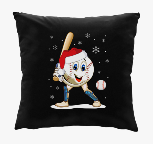 Karácsonyi baseball labda párn...