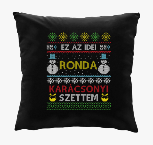 Ronda karácsonyi párna