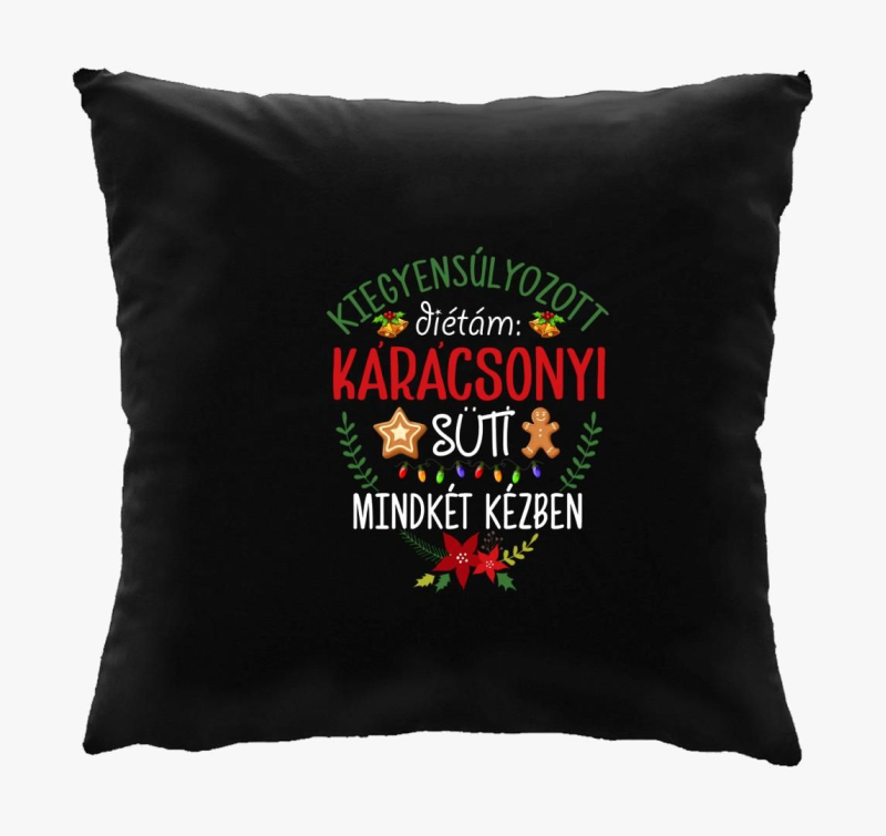 Karácsonyi diétázós párna