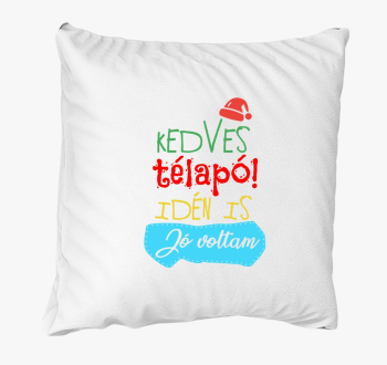 Kedves télapó párna