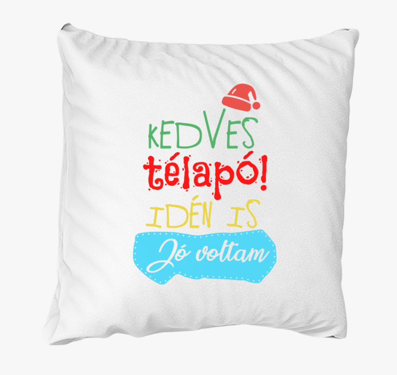 Kedves télapó párna