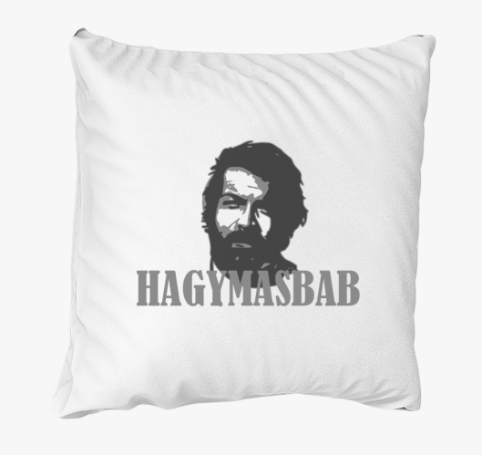 Bud Spencer hagymásbabos párna...