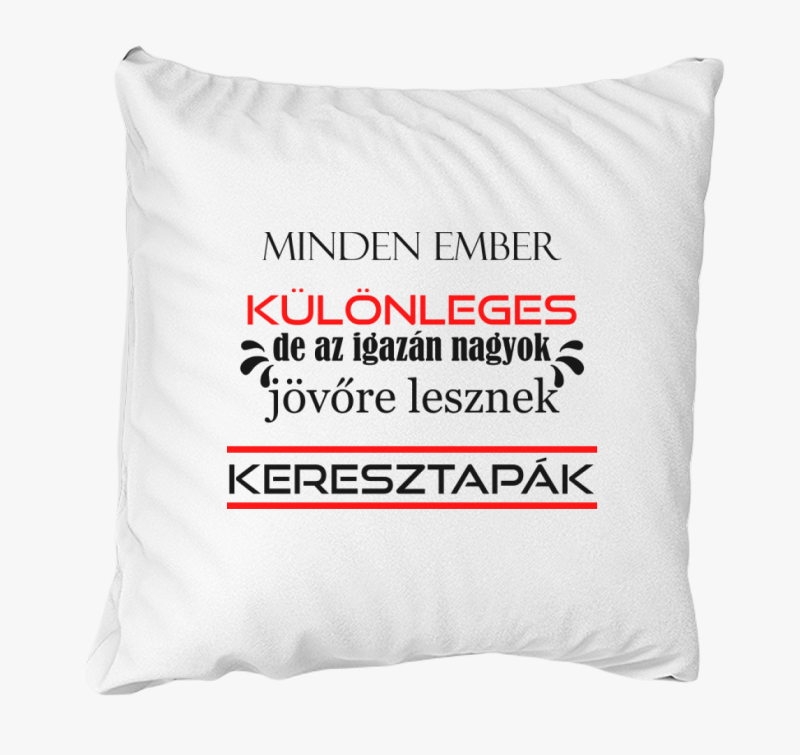 Különleges Keresztapák párna