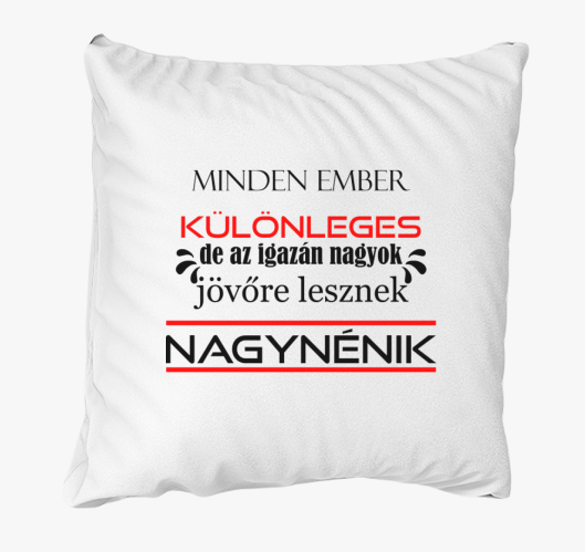 Különleges nagynéni  párna
