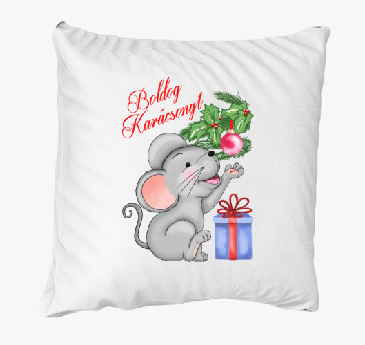 Boldog Karácsonyt egérke gömbb...