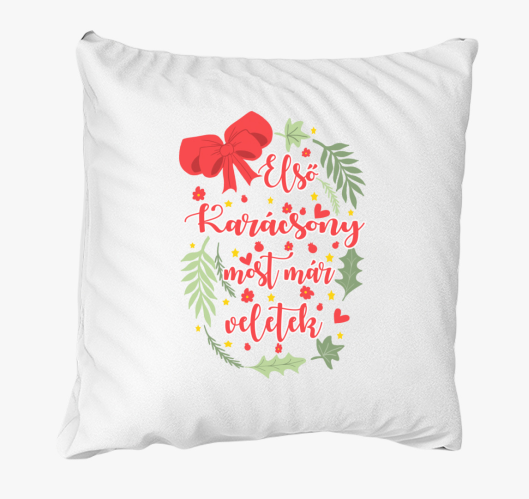 Első karácsonyom most már vele...