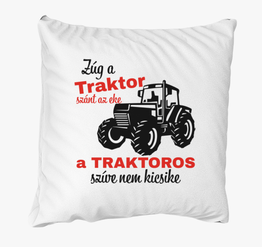 Zúg a traktor szánt az eke a t...