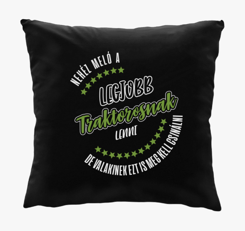 Nehéz meló a legjobb traktorosnak lenni párna