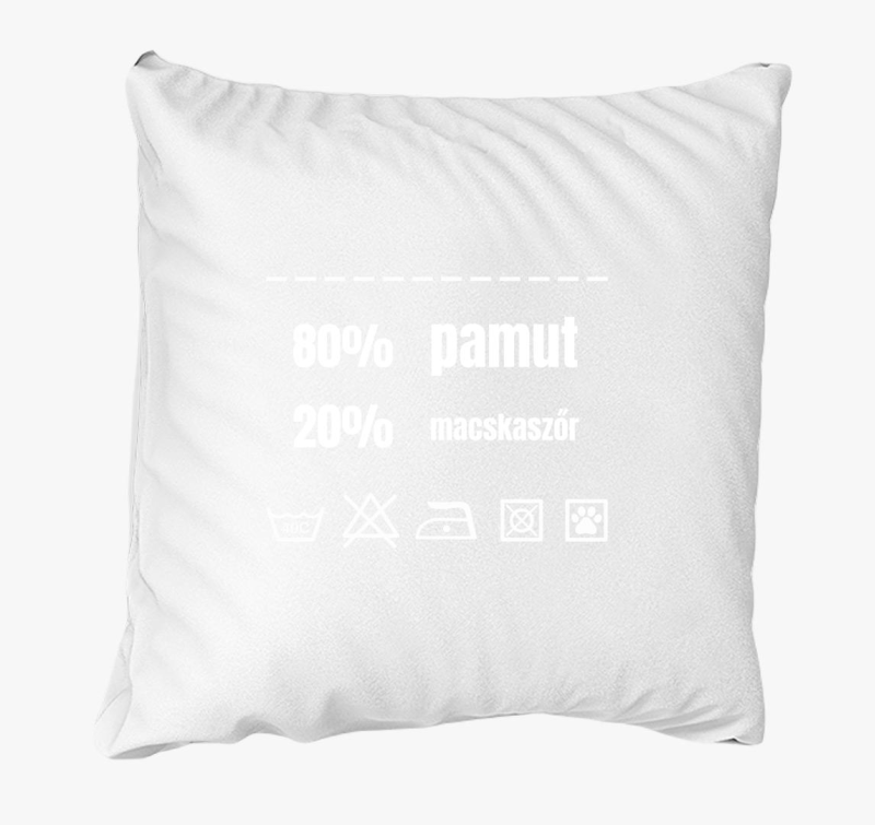 Párna összetevők pamut és macskaszőr párna