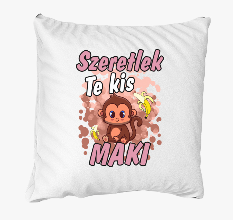 Szeretlek te kis Maki páros lány párna