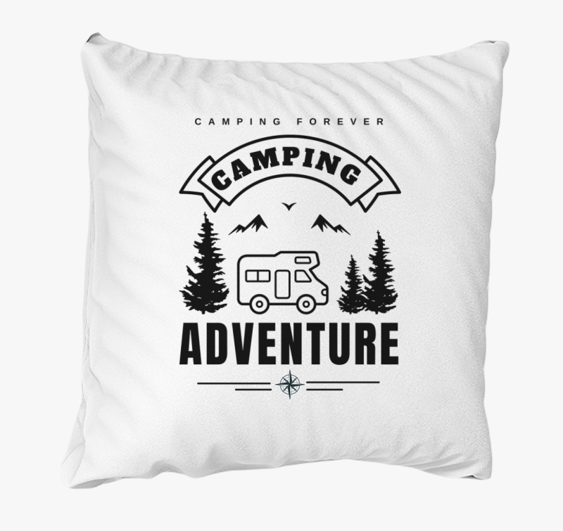 Lakóautó camping adventure párna