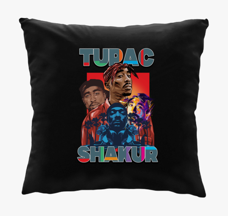 Tupac Shakur a Rapper párna