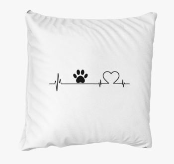 Kutya szívhang párna