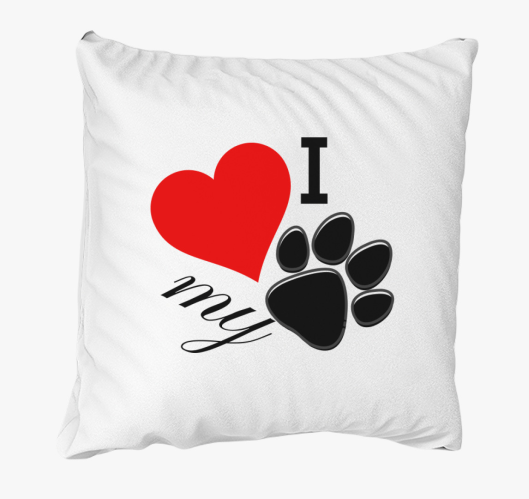 Szeretem a kutyám párna