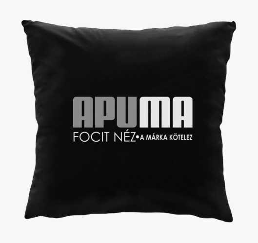 Apuma focis márkás párna