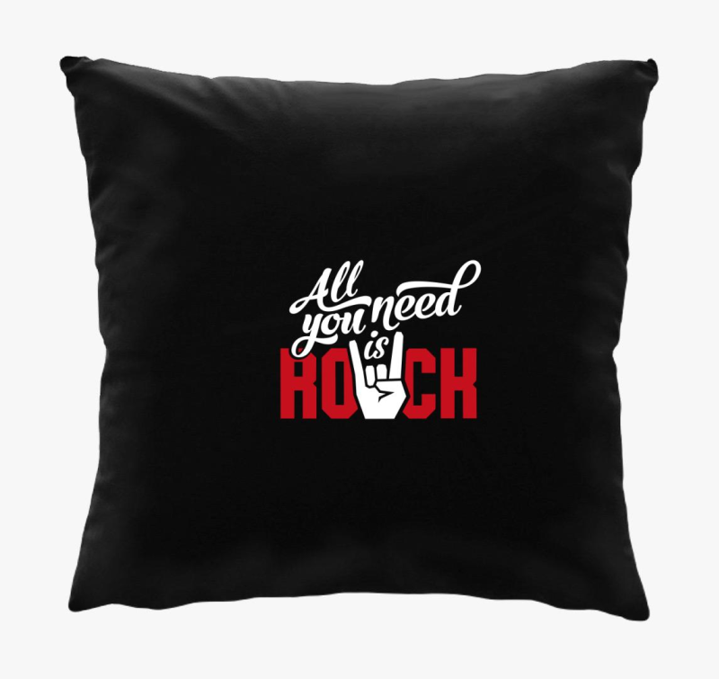 All you need is rock párna