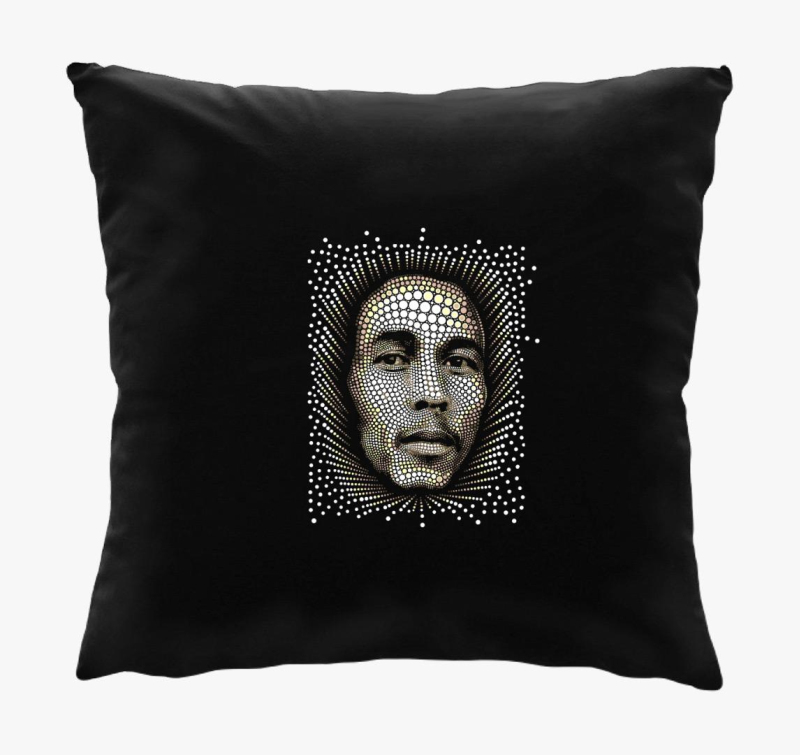 Bob Marley arckép párna 