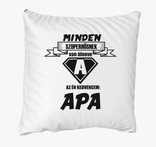 Szuperhős álneve apa párna