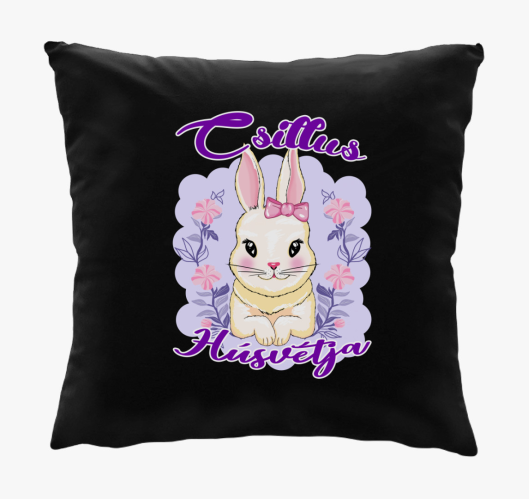 Húsvét Nyuszi könyököl, névvel...