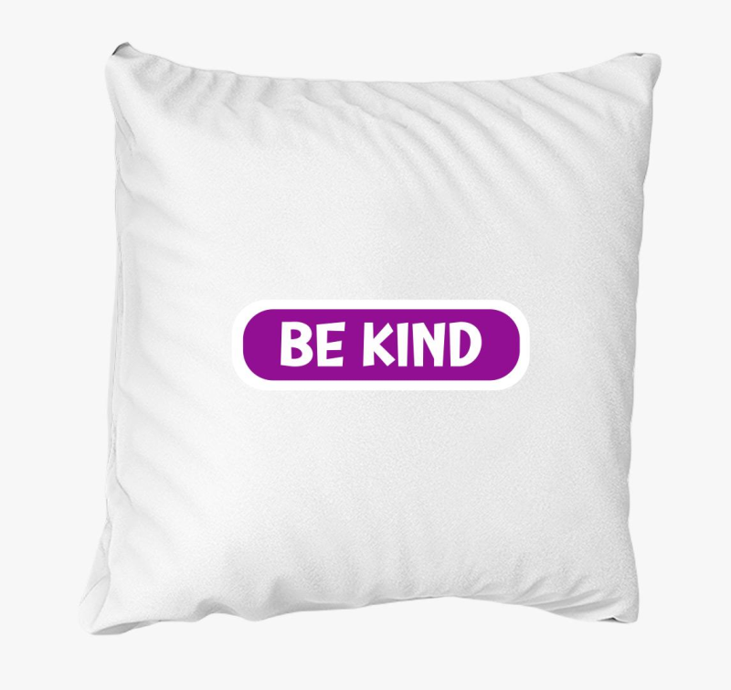 Be kind lila párna