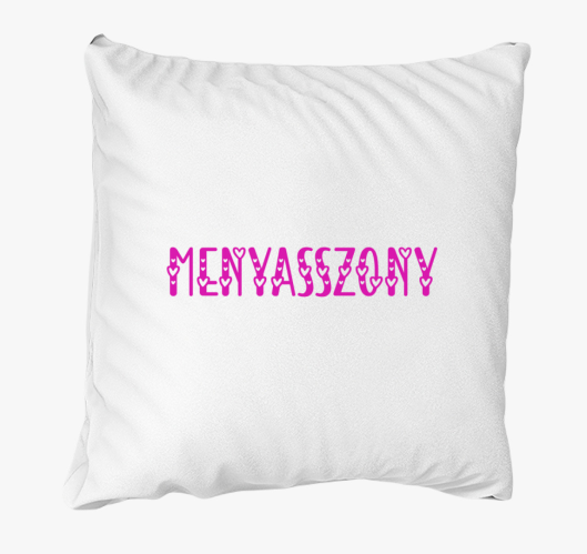 Menyasszony pink párna