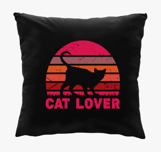 Cat lover párna