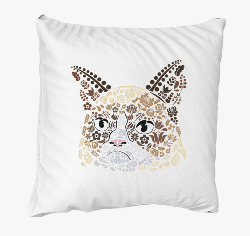 Magyaros Grumpy cat párna