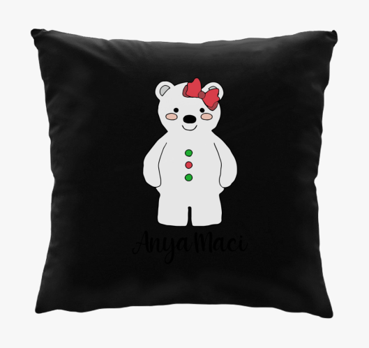 Anya maci karácsonyi párna
